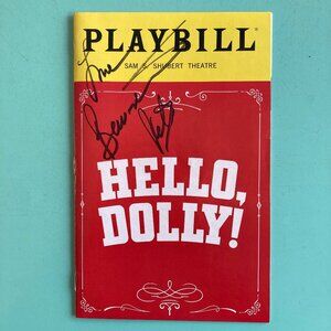 Bernadette Peters (Only) Signed Playbill Hello, Dolly! Victor Garber Gavin Creel